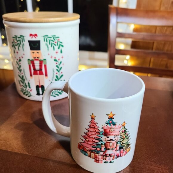 Nutcracker Christmas Mug Ceramic Coffee Cup Best Holiday Gift Stocking Stuffer - Picture 5 of 8